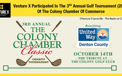 Venture X Participated In The 3rd Annual Golf Tournament of The Colony Chamber of Commerce!