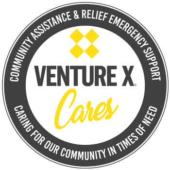 Venture X Cares logo