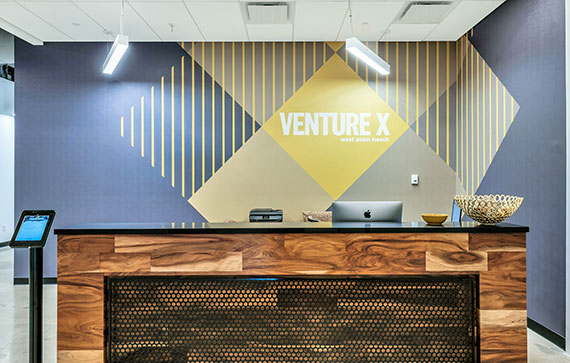 Venture X Green Sign