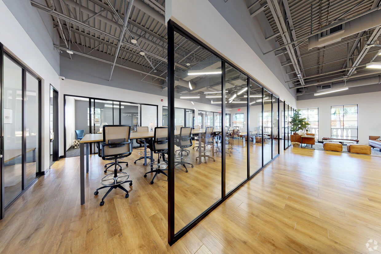 Venture X modern shared desk office space in Palm Beach Gardens