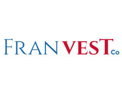 Logo of Franvest Co. with "FRAN" in blue text and "VEST" in red text followed by "co" in smaller blue text.