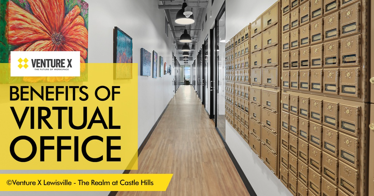 Modern hallway with artwork