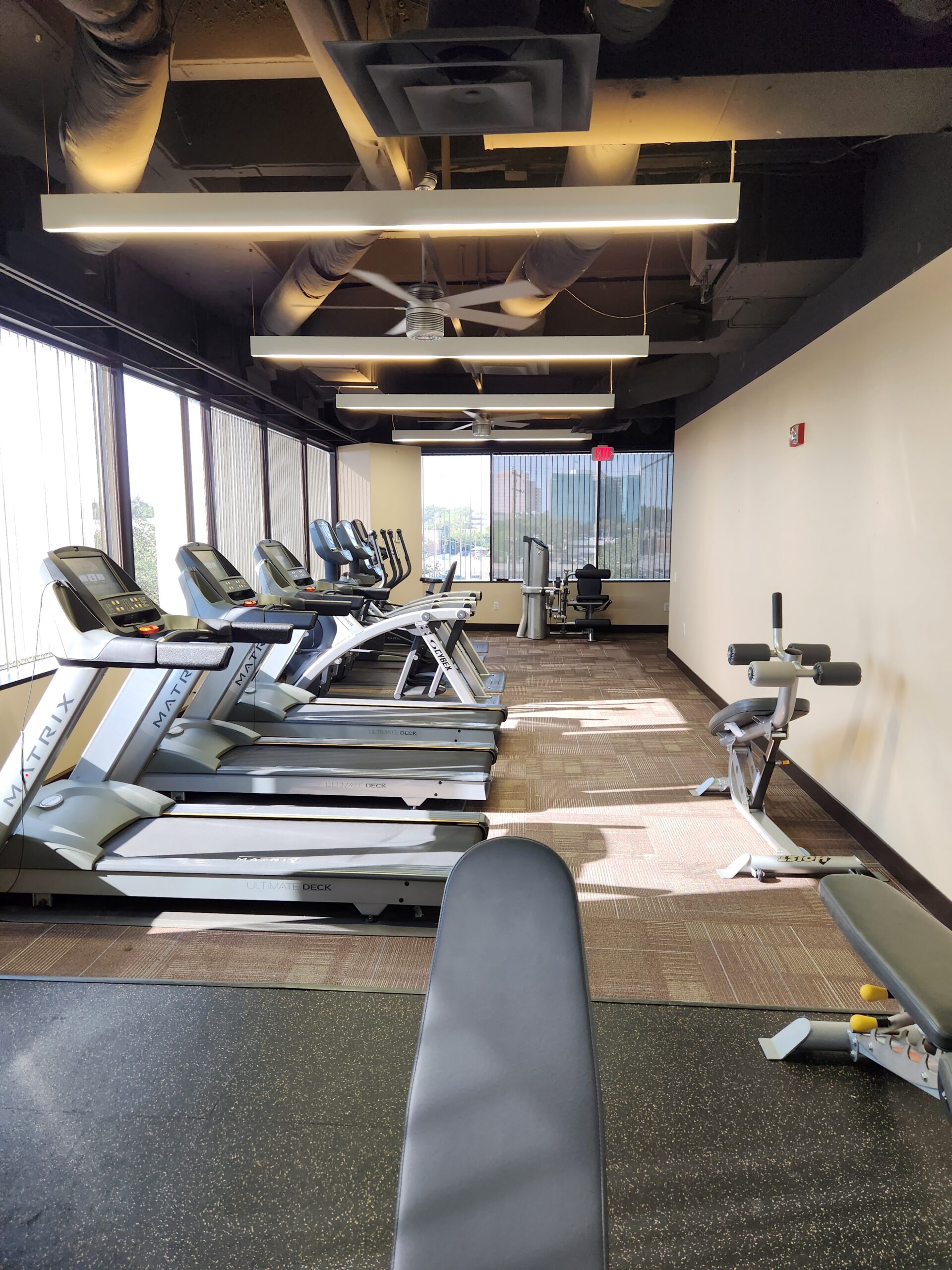 Gym at venture x greenwood village