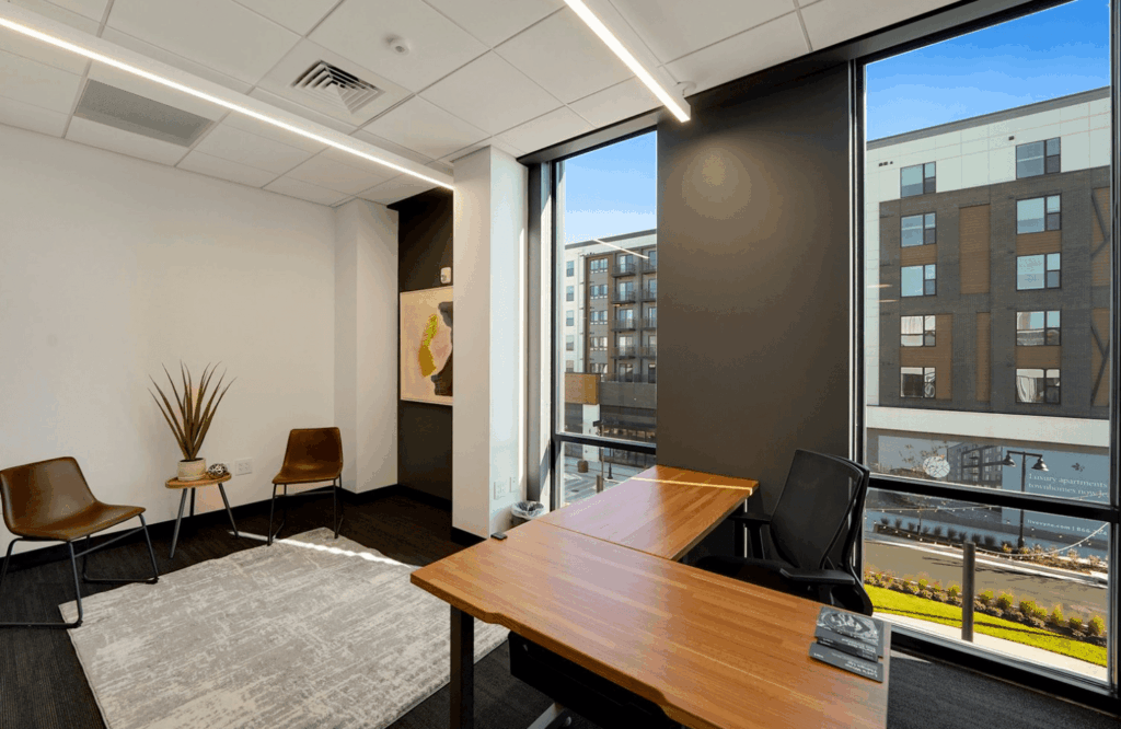 natural light in private office