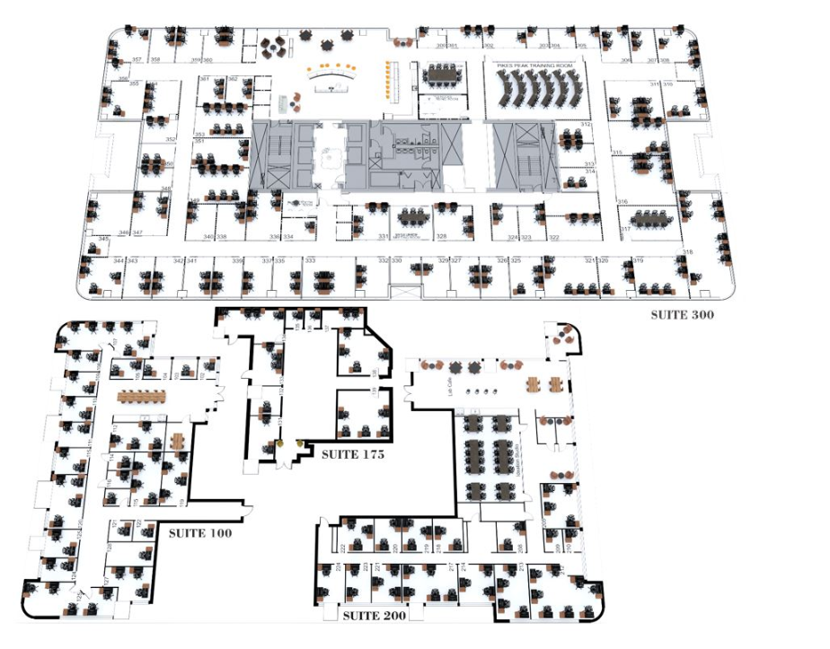 Venture X Greenwood VIllage expansion floor plan